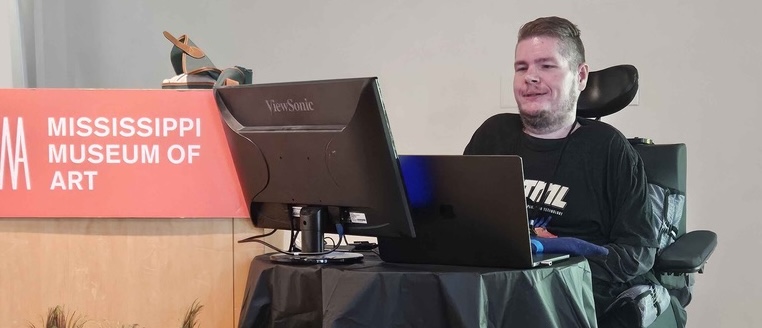 Blake Watson speaking at MagnoliaConf 2025