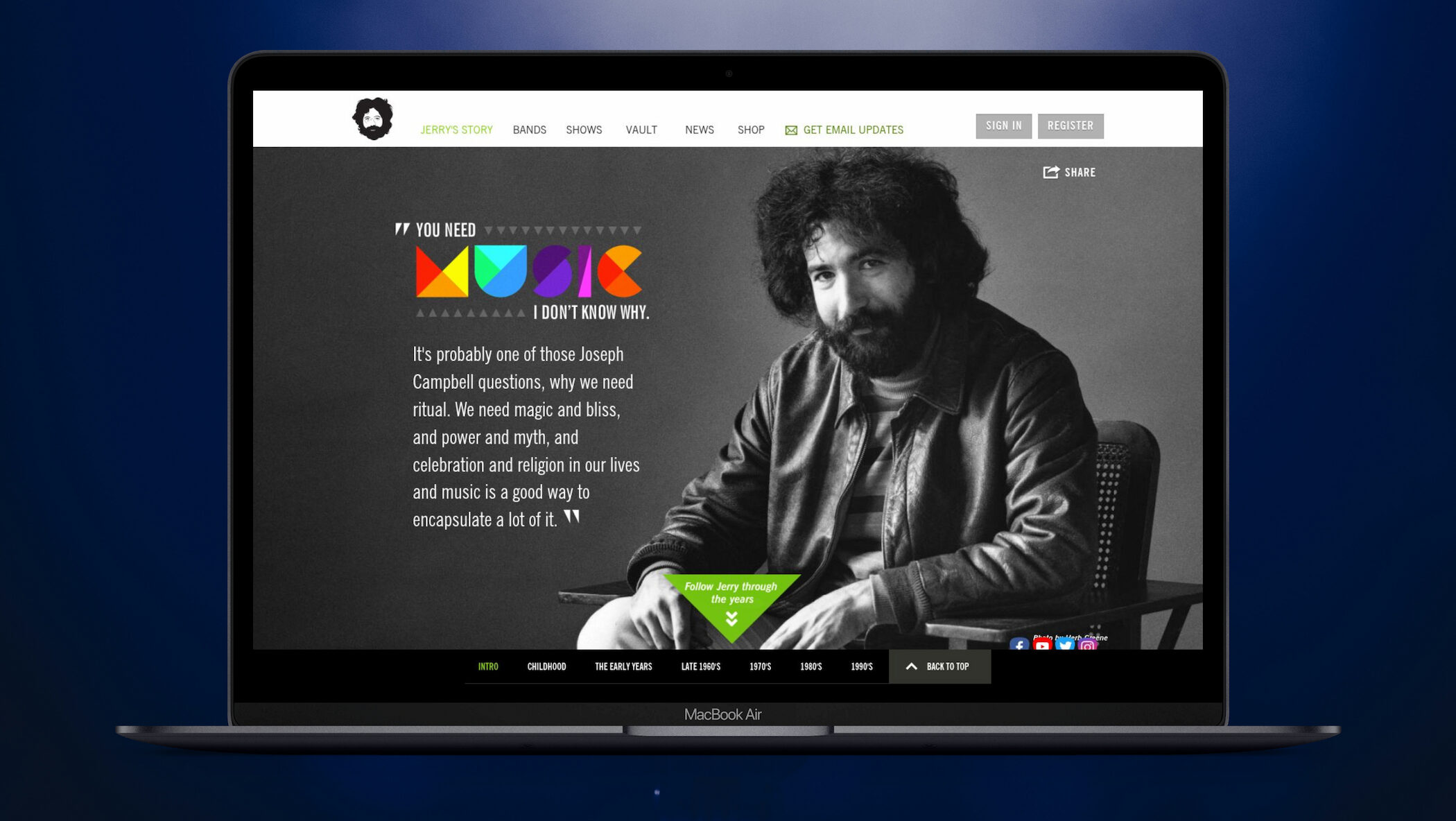 Jerry Garcia website