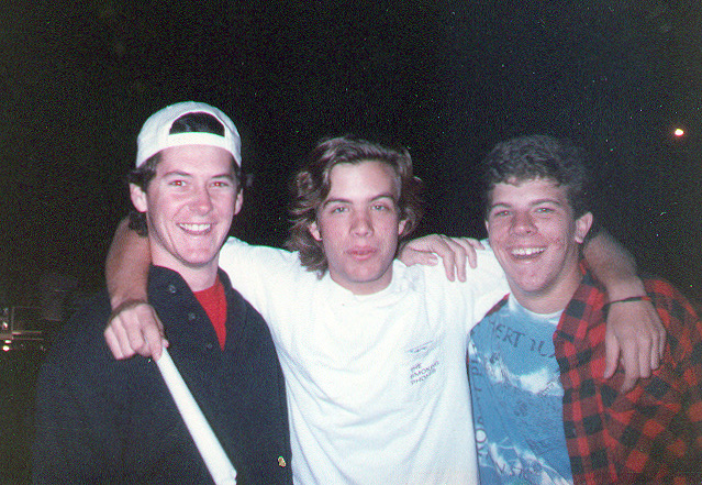 Men smiling after Grateful Dead show
